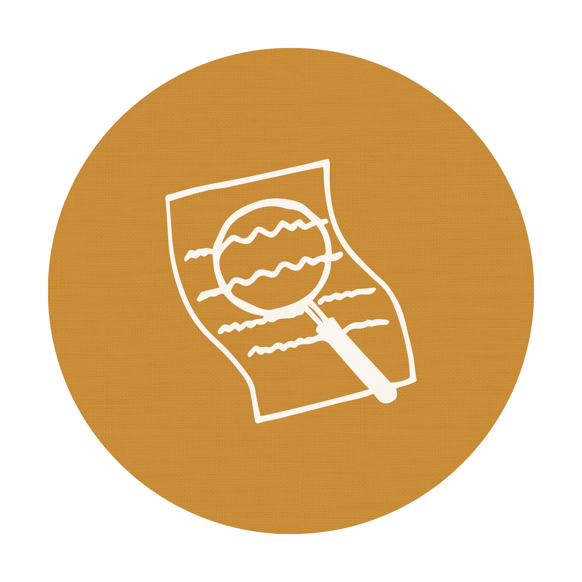 orange icon of coin
