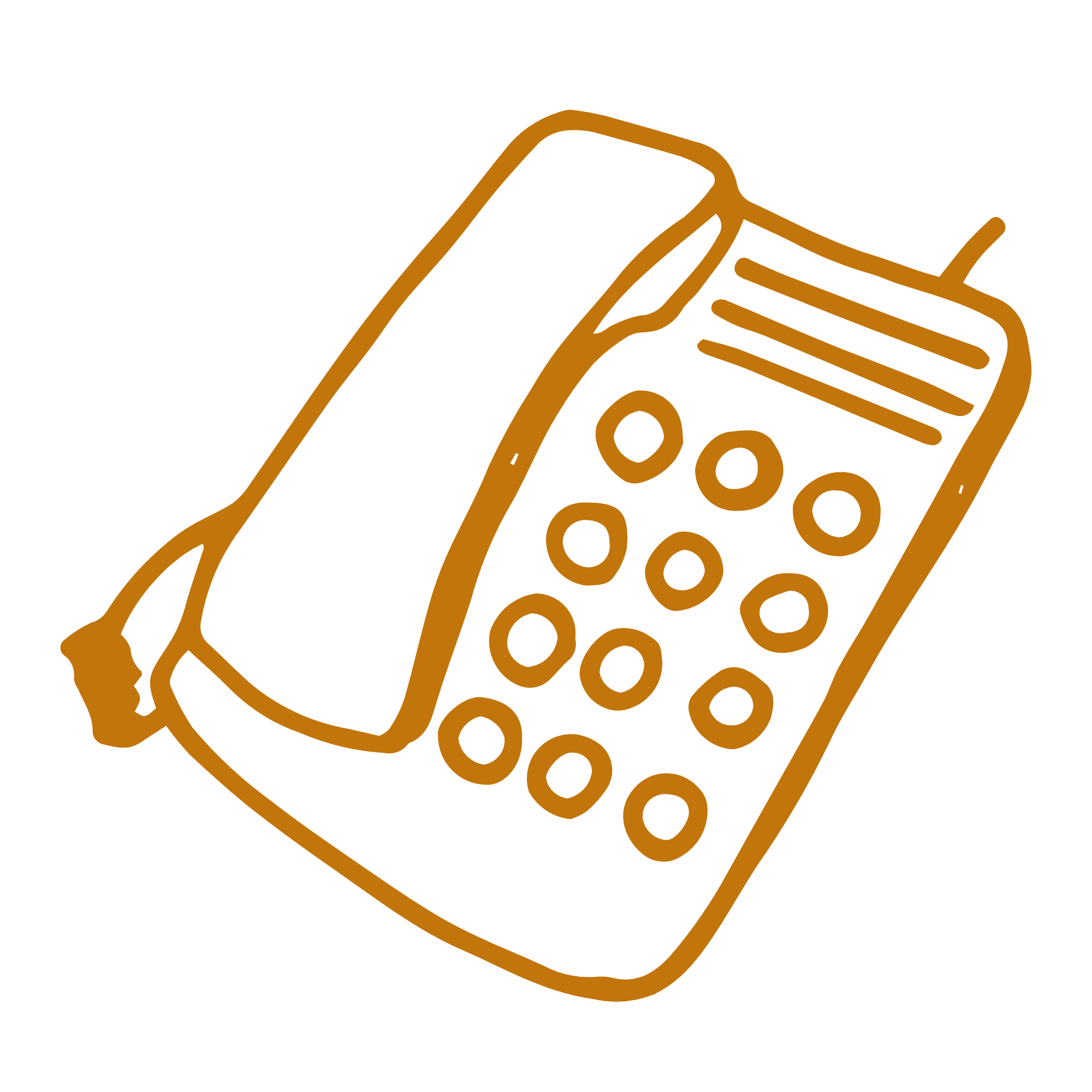 sketch illustration of old school phone
