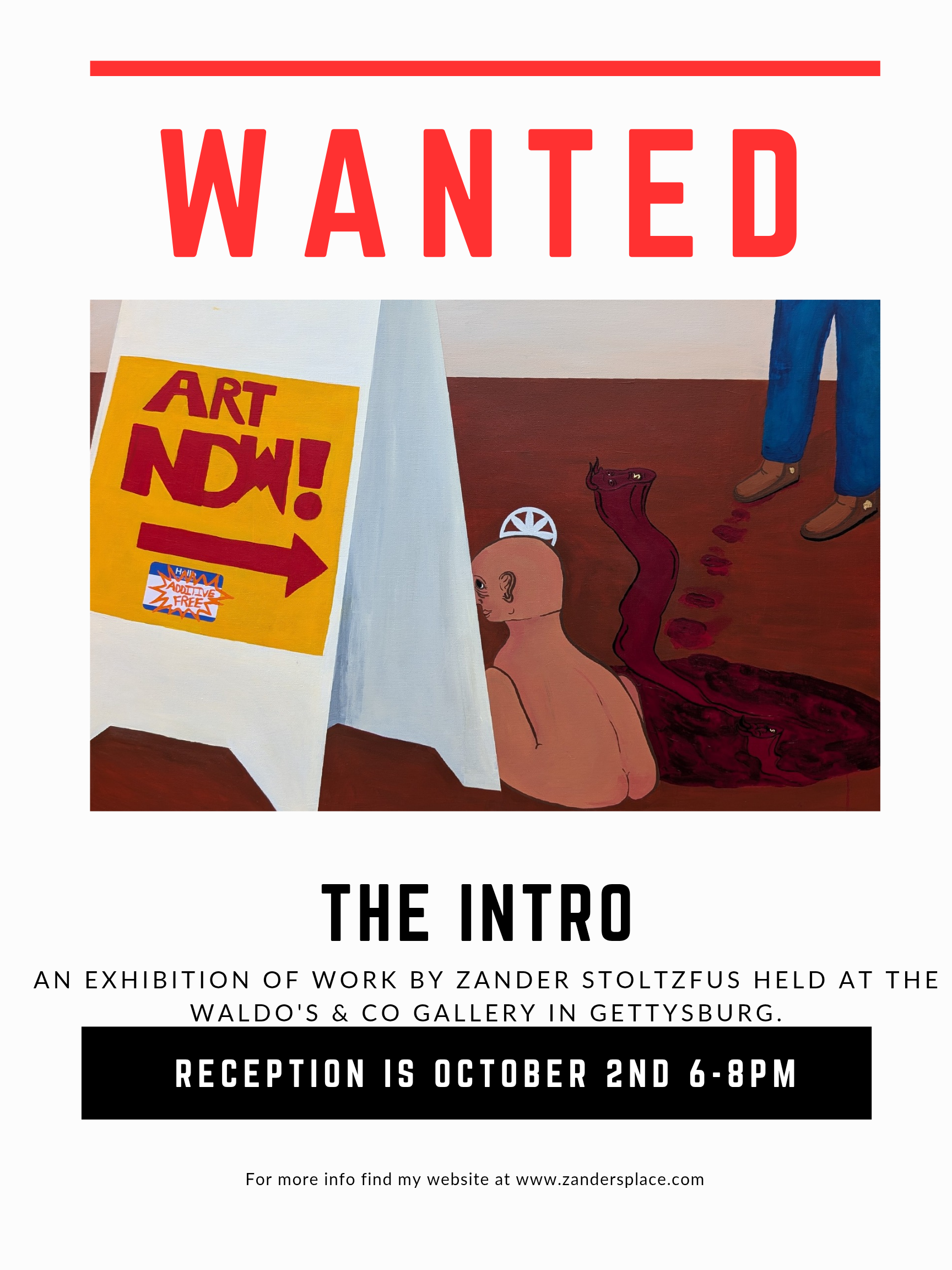 First Friday Artist Reception Featuring Zander Stoltzfus 