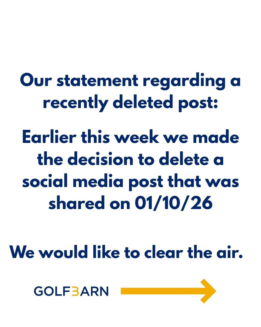 Please read. #annoucement #golfmiamico
