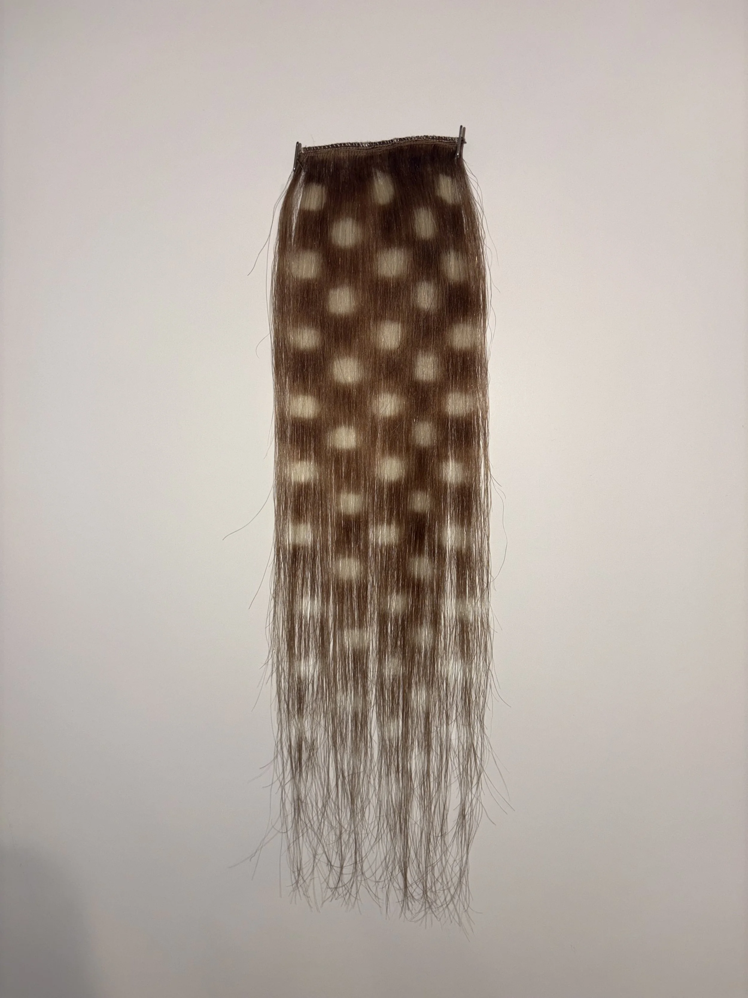 Light brown w/ blonde dots clip-in