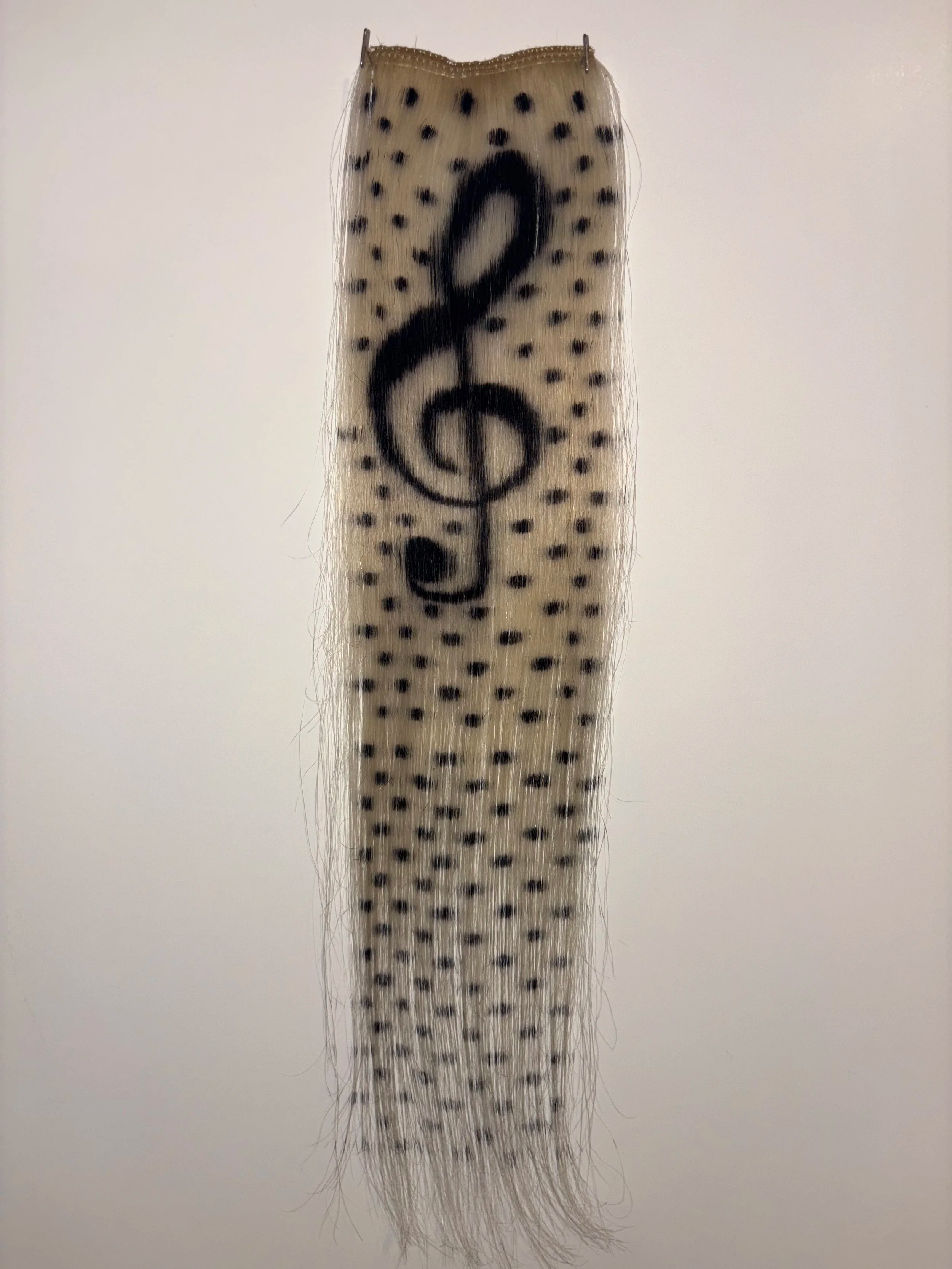 Music note polka dot clip-in