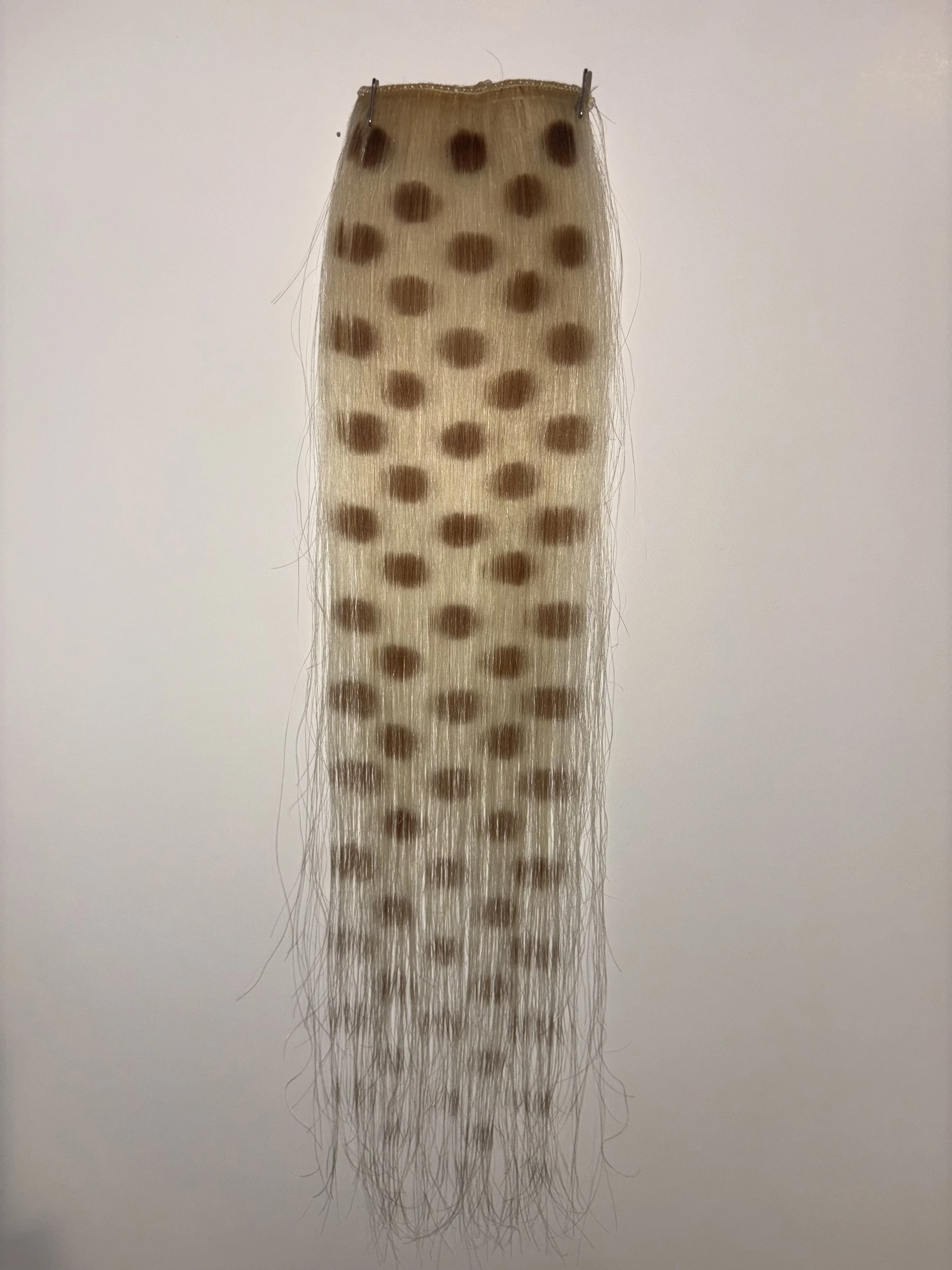 Blonde w/ light brown dots