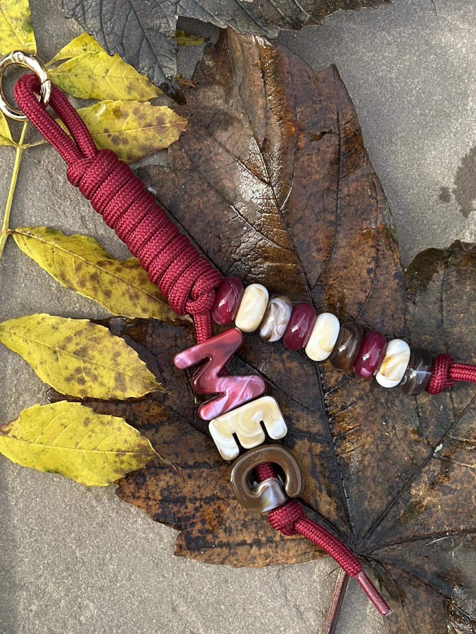 Burgundy - Custom Chunky Charm