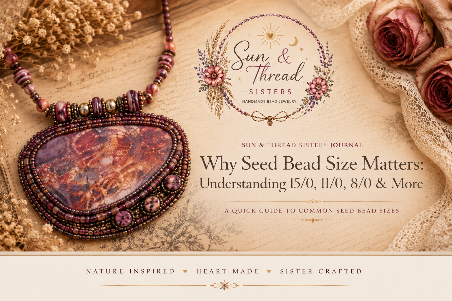 Why Seed Bead Size Matters: Understanding 15/0, 11/0, 8/0 &amp; More