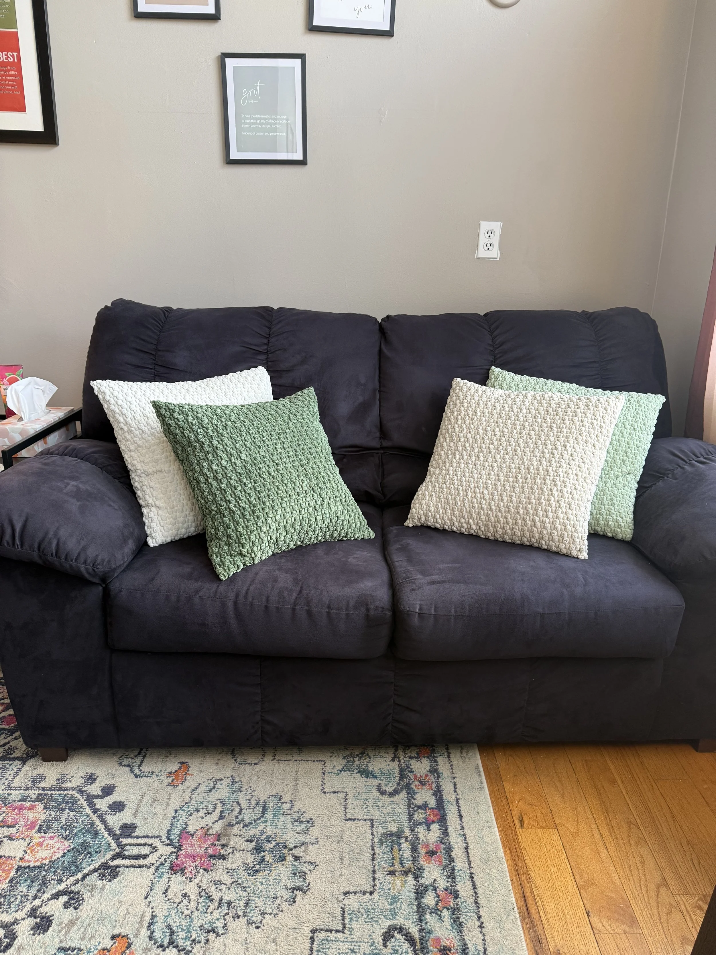 Therapy Office at Steady Self Counseling in Oxford, Massachusetts