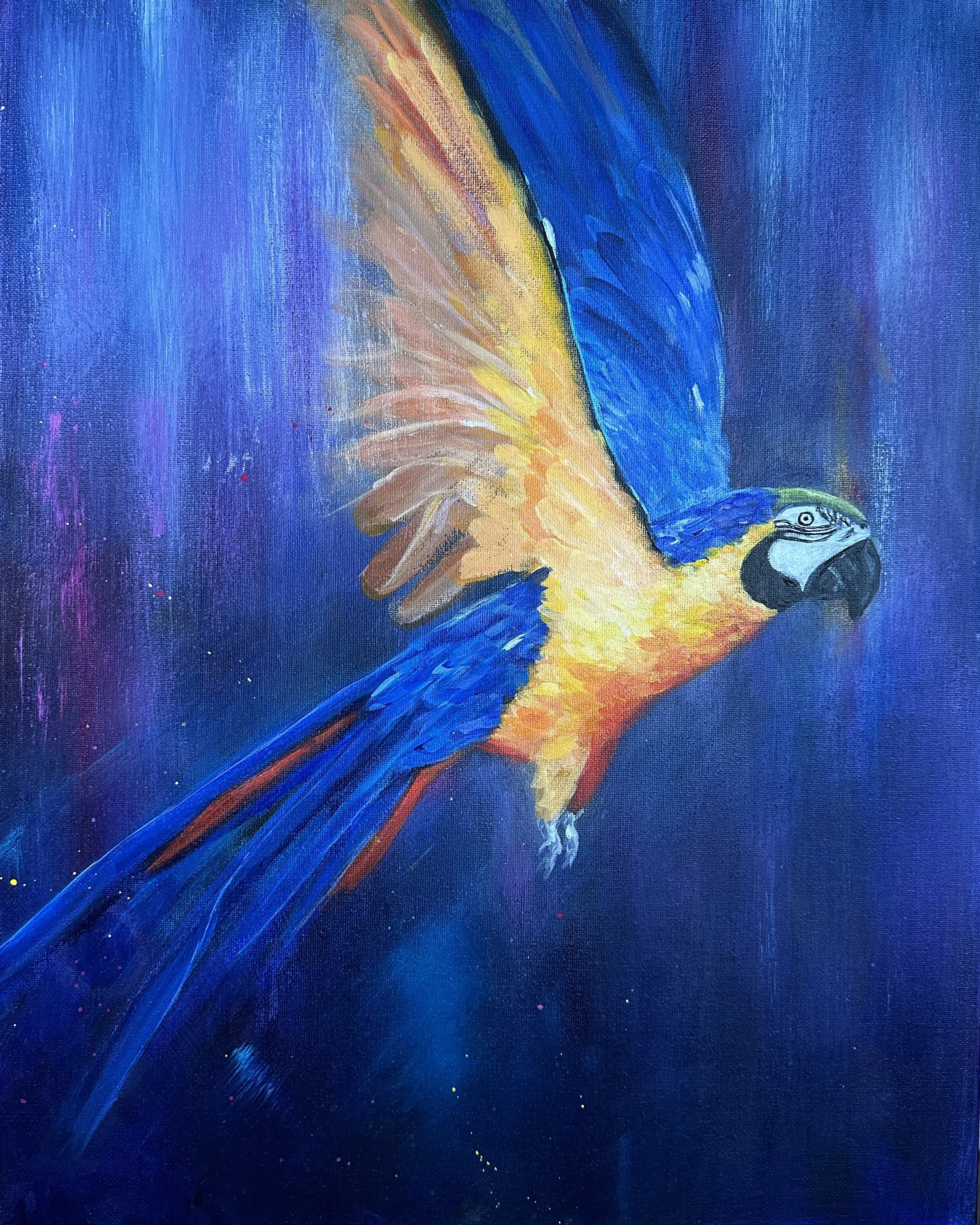 Midnight Flight Original Painting