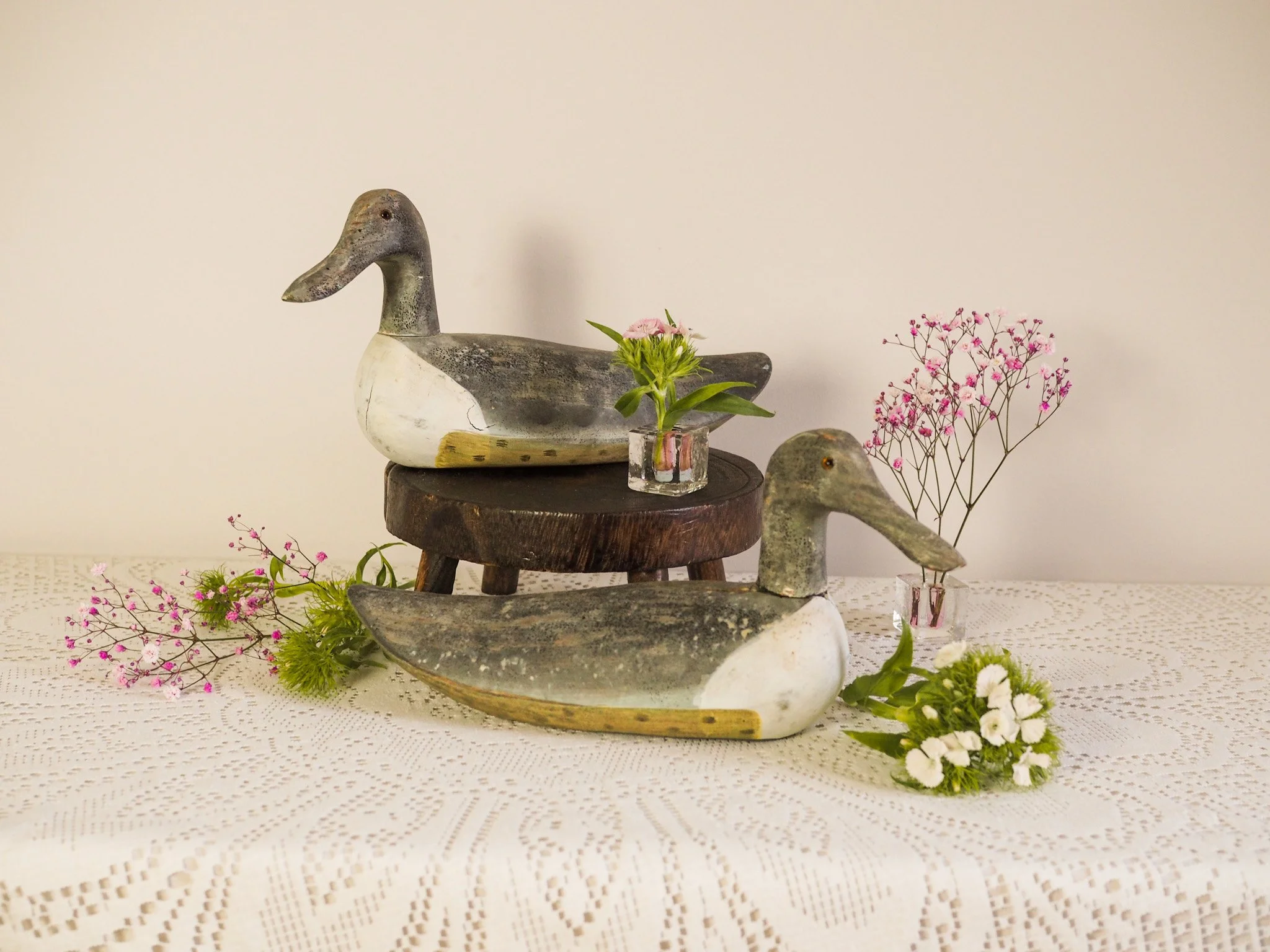 VintageHandPaintedWoodenDuckDecoys1.jpg