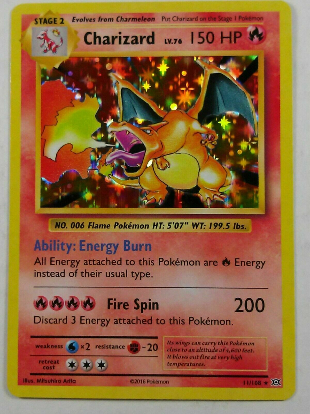 XY Evolutions Charizard - Holo