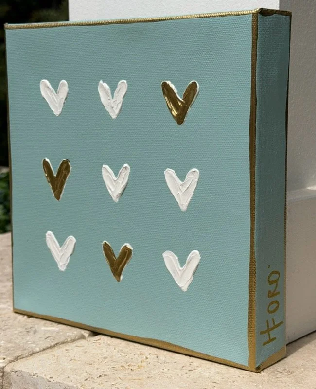 8x8 teal hearts side view.jpg