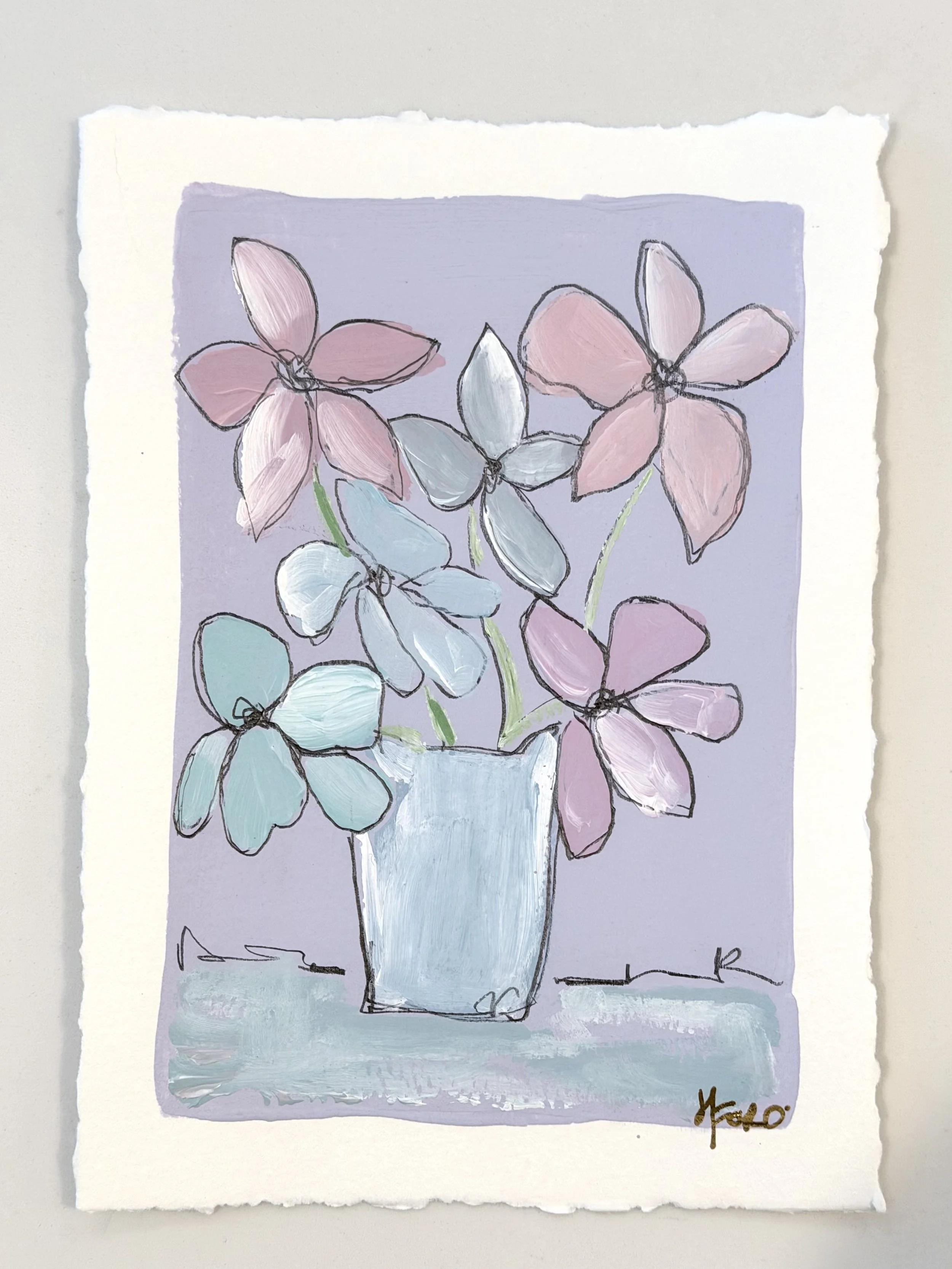 Tidal Bloom #1:  Original Painting