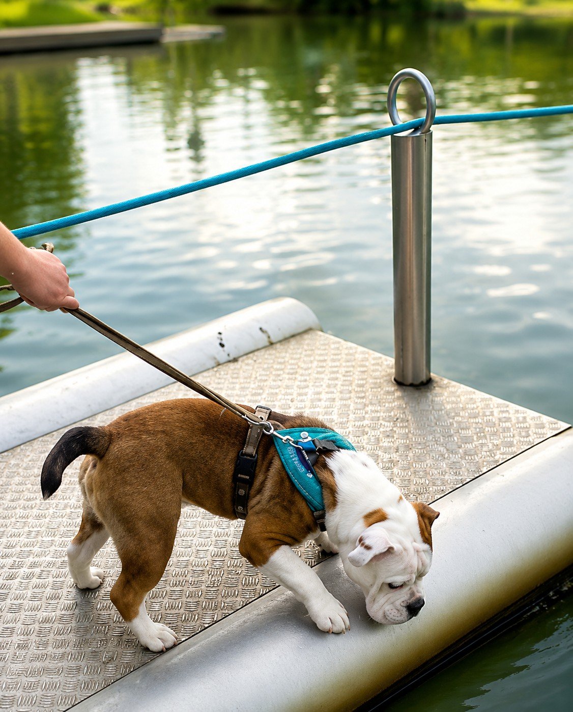 Floßfahren mit Hund – Wassergewöhnung im Training