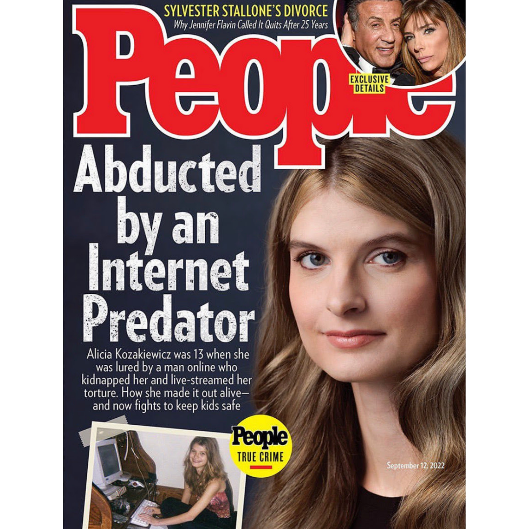 Alicia Kozak Kozakeiwicz on the cover of People Magazine in September 2022