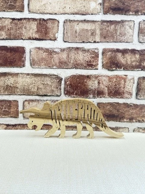 Wooden Triceratops Puzzle