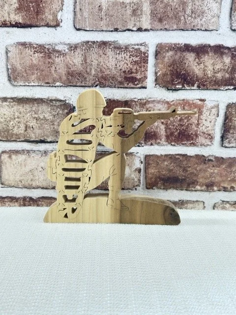 Wooden Soldier Shooting Puzzle