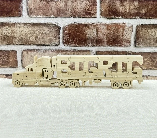Wooden Big Rig Puzzle
