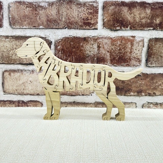 Wooden Labrador Dog Puzzle