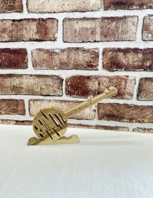 Wooden Banjo Puzzle