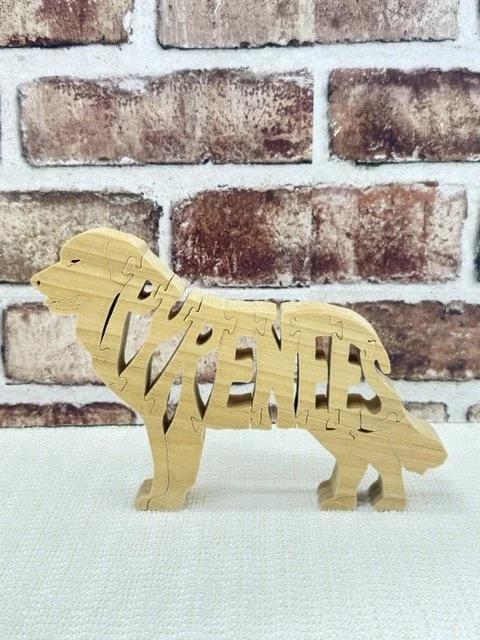 Wooden Pyrenees Dog Puzzle