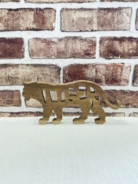 Wooden Tiger Safari Jungle Puzzle