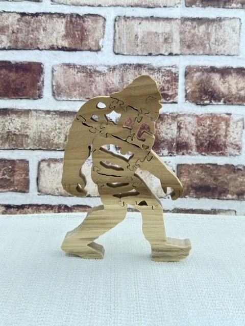 Wooden Bigfoot Sasquatch Wilderness Puzzle