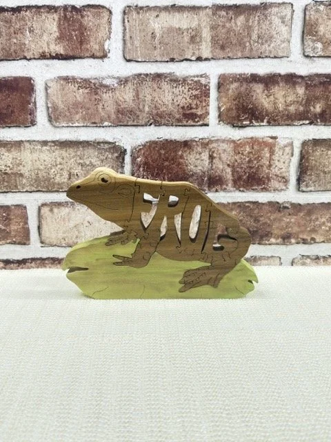 Wooden Frog Puzzle