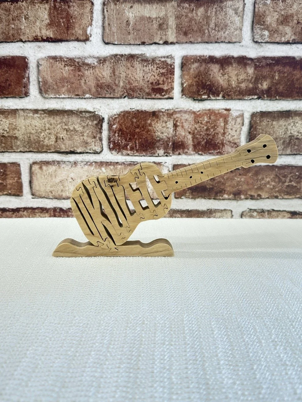 Wooden Ukulele Instrument Puzzle