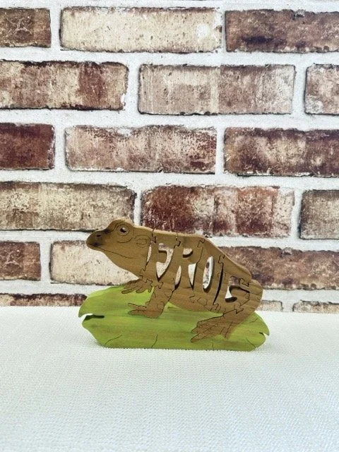 Wooden Frog Puzzle