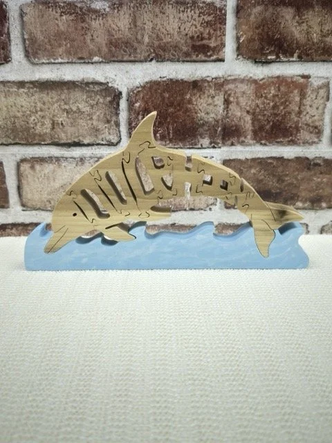 Wooden Dolphin Puzzle