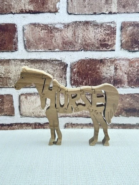 Horse Wooden Farmhouse Puzzle