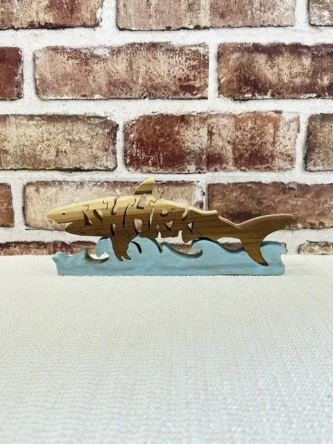 Wooden Shark Puzzle