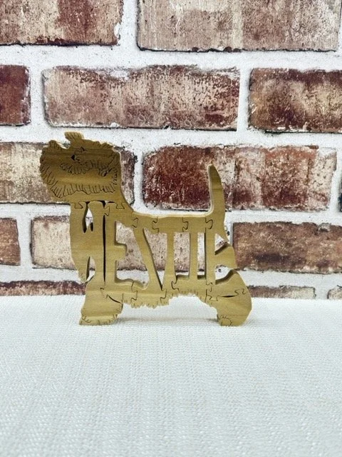 Wooden Westie Dog Puzzle