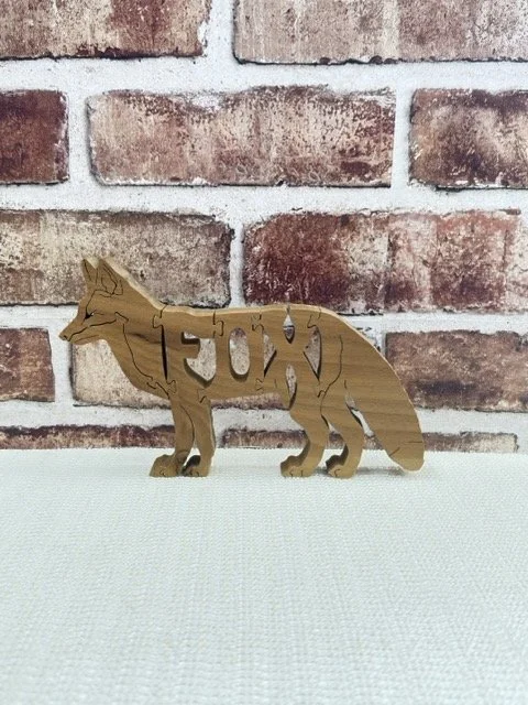 Wooden Fox Wilderness Woodland Puzzle