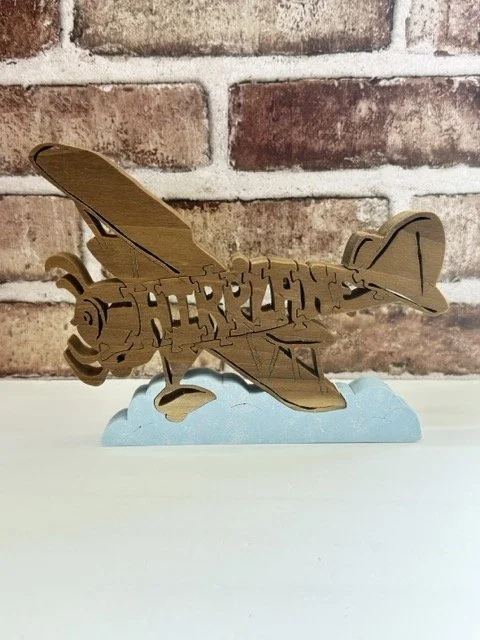 Wooden Airplane Puzzle