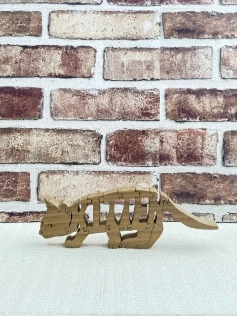 Wooden Kitten Puzzle