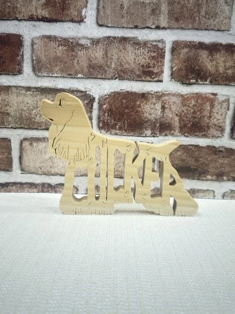 Wooden Cocker Spaniel Dog Puzzle