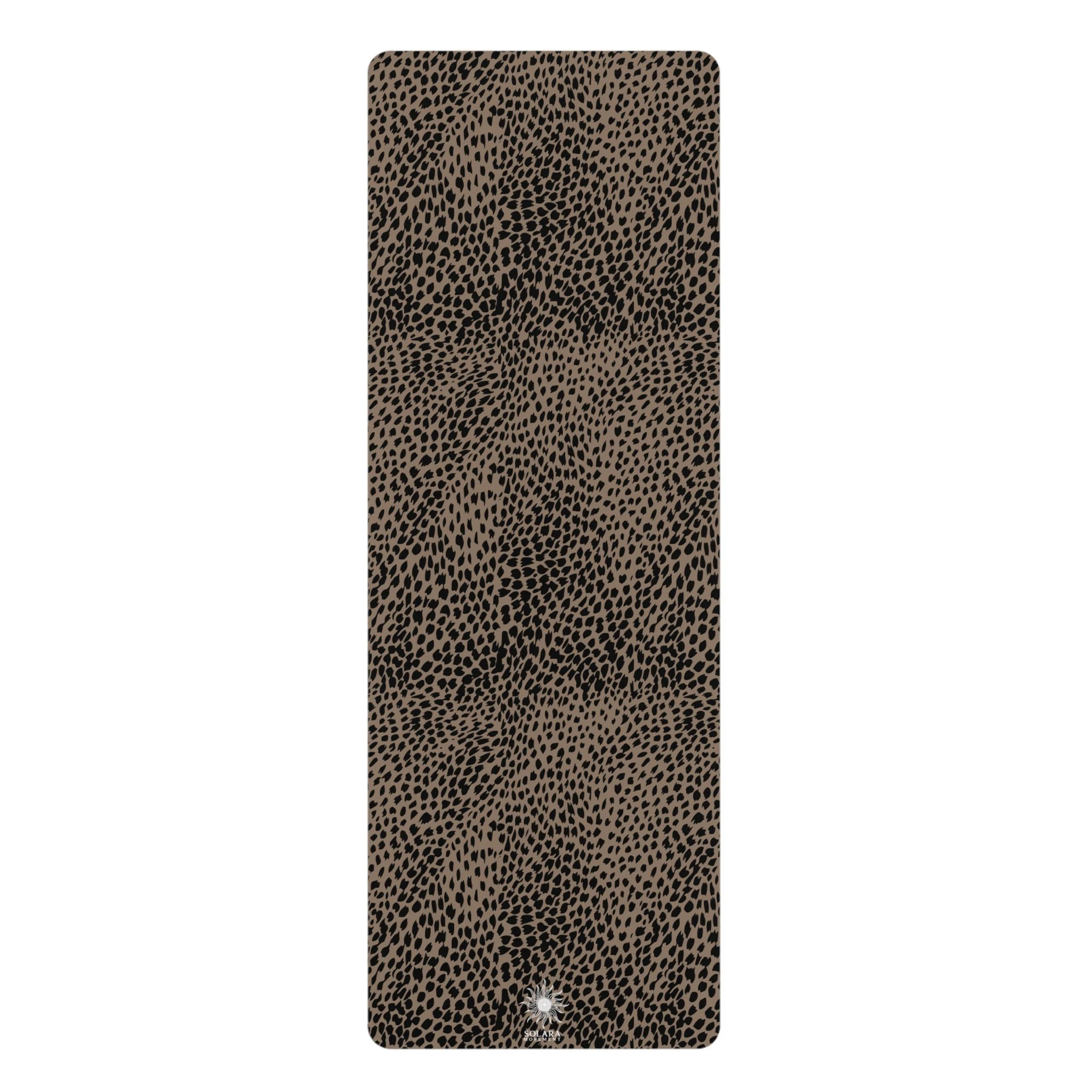 Cheetah Print Solara Movement Non-Slip Yoga Mat