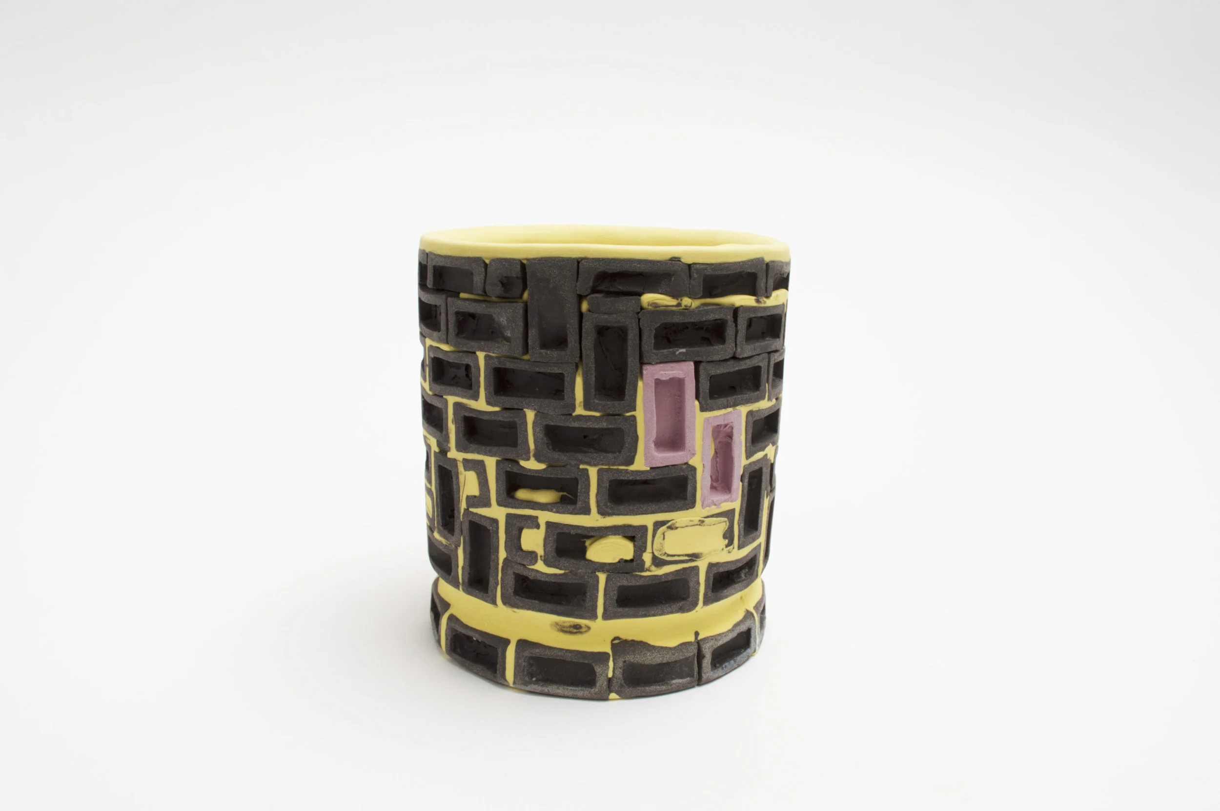 Mini-Brickware Cup (Black-Yellow-Purple) (Copy)