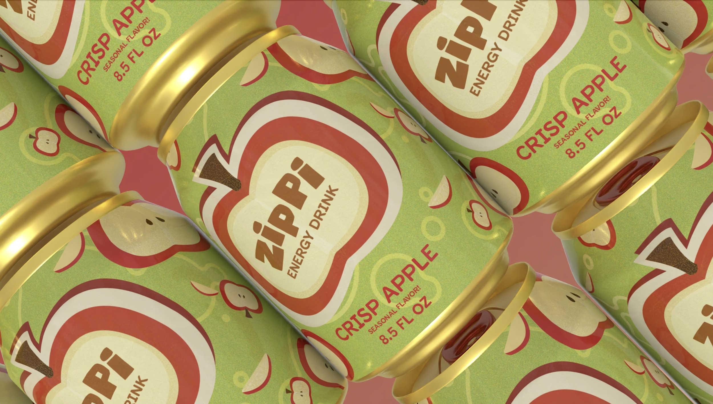 Zippi Energy Drink Packaging