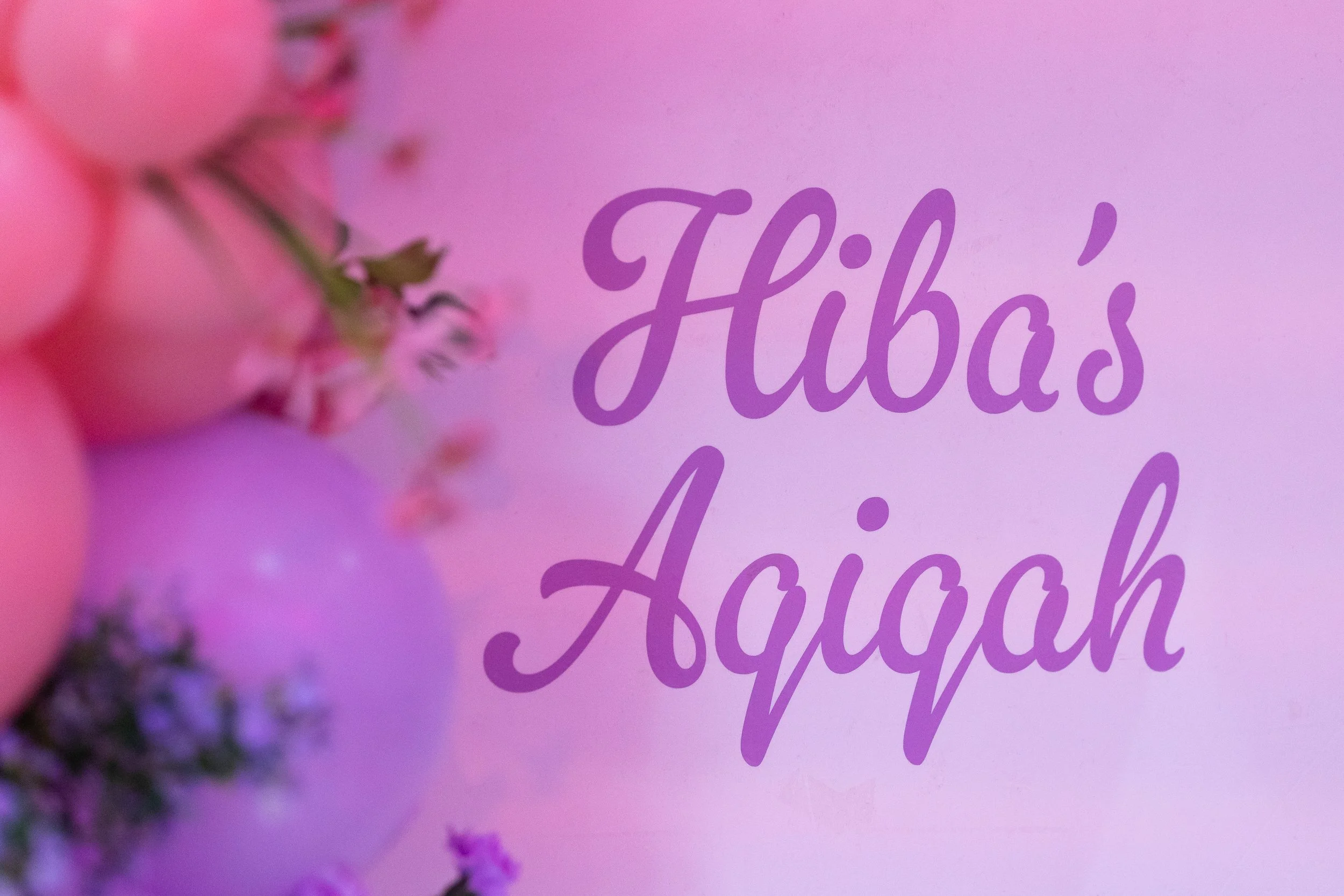 Hiba's Aqiqah