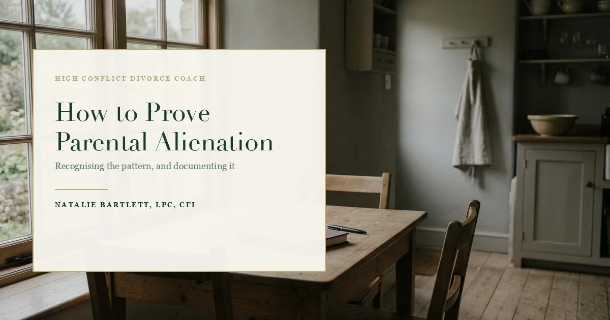 How to Prove Parental Alienation: Recognising It and Documenting It
