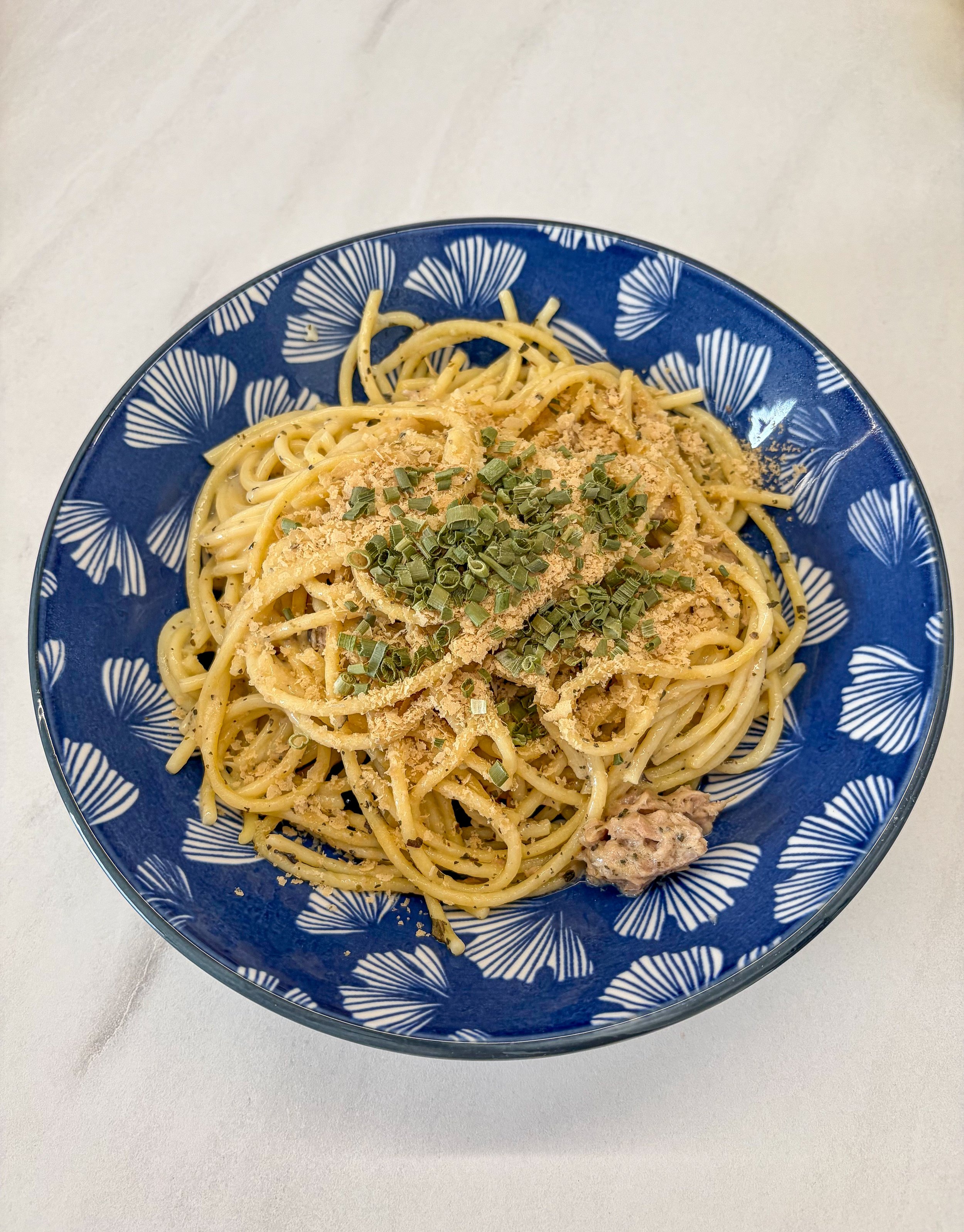 Fokhagymás-citromos spagetti