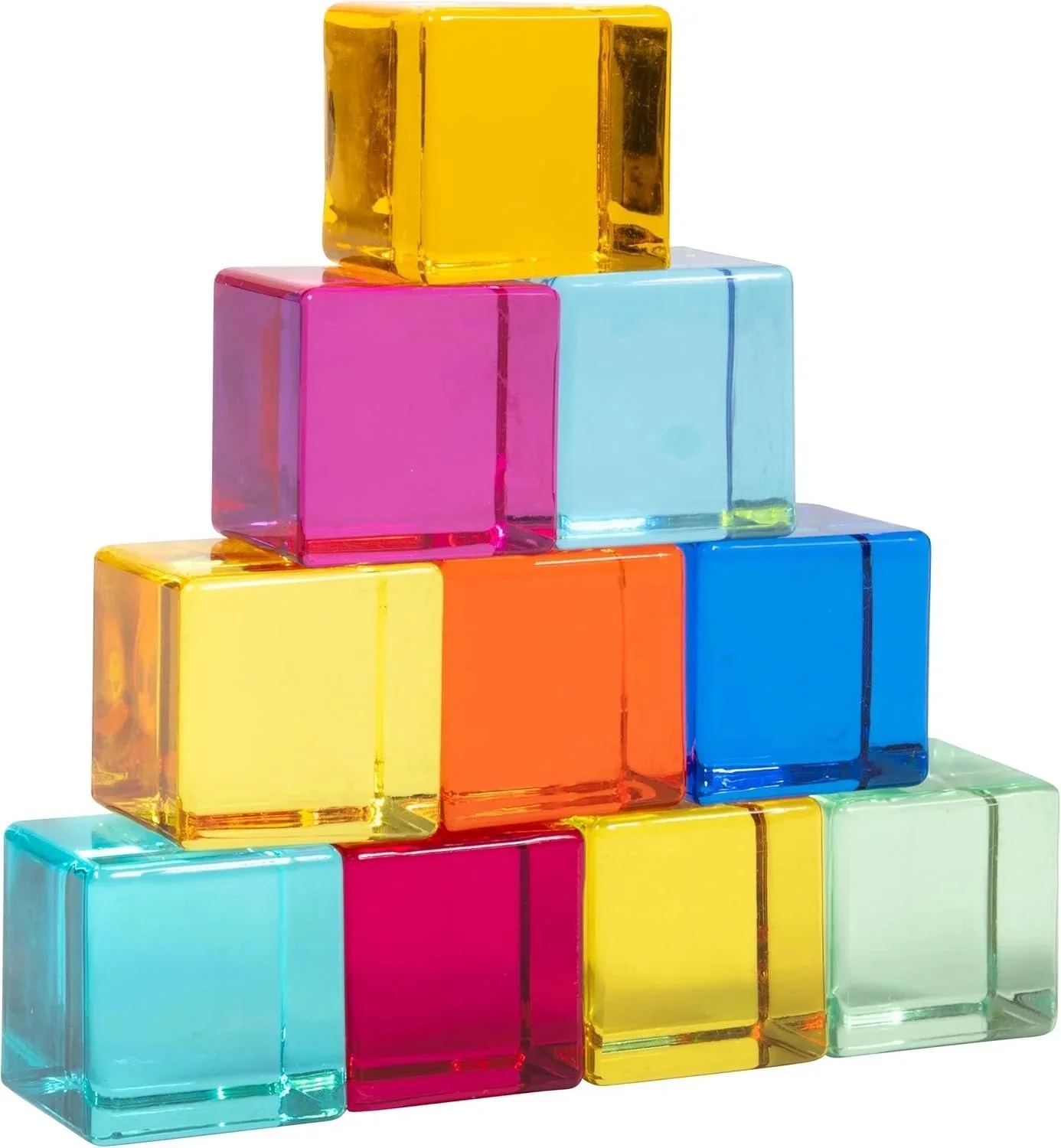 Regenbogen Bauwürfel