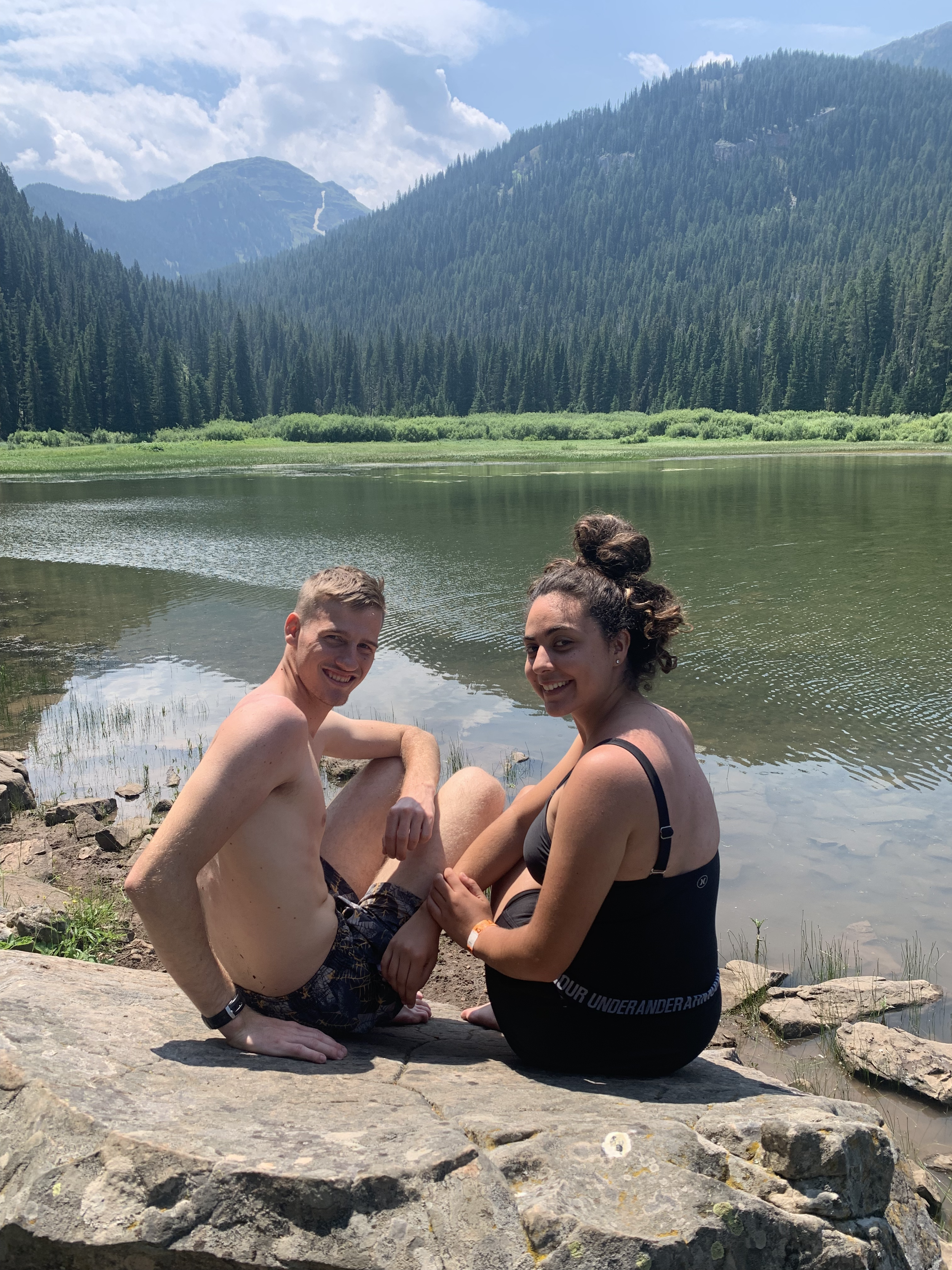 Young couple at Hyalite