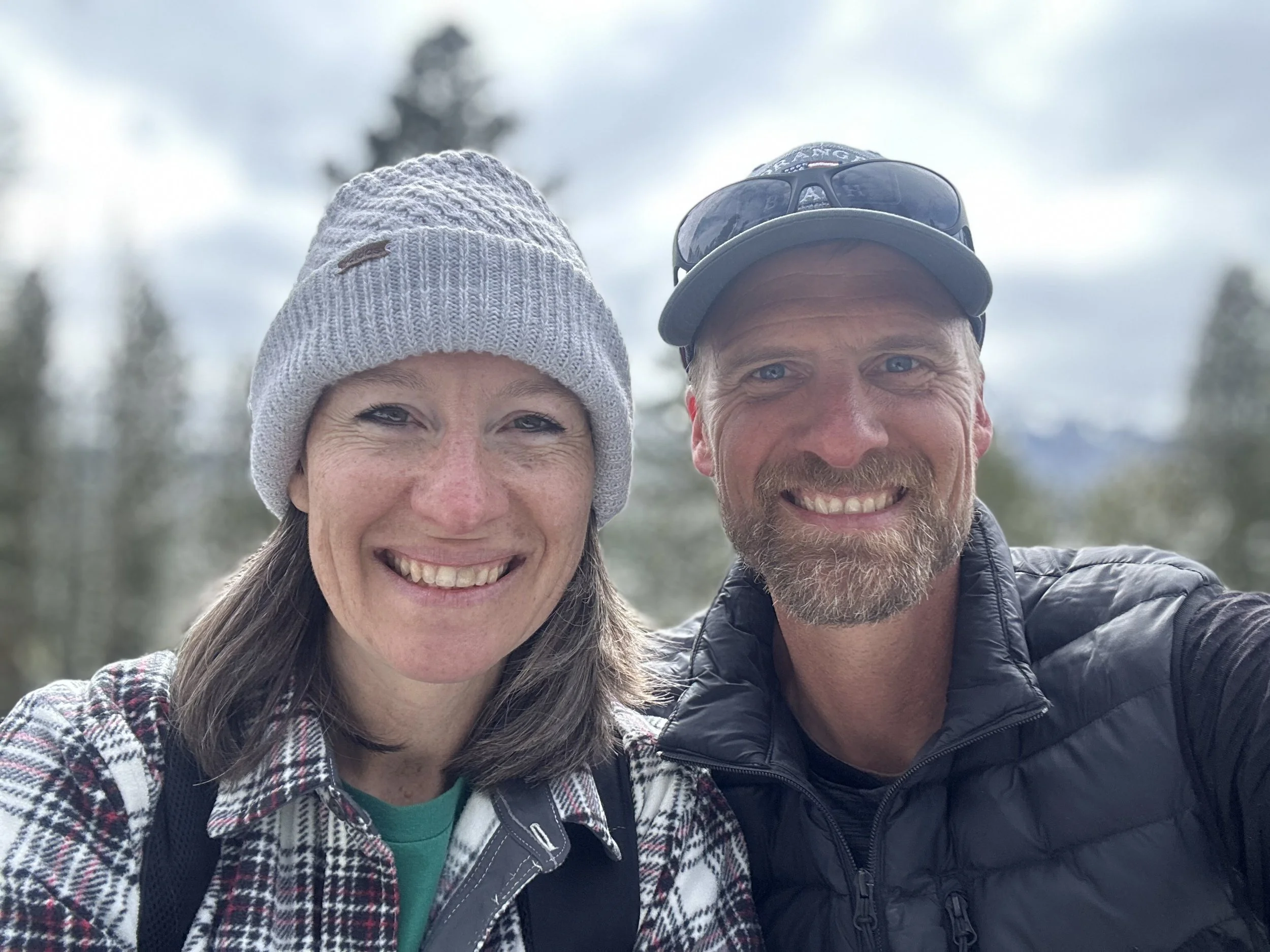 Matt and Sheri Winkler in the mountains