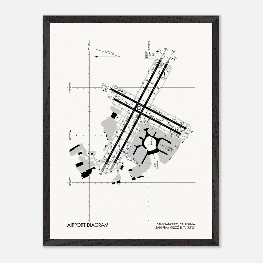 SAN FRANCISCO INTL (KSFO) AIRPORT DIAGRAM