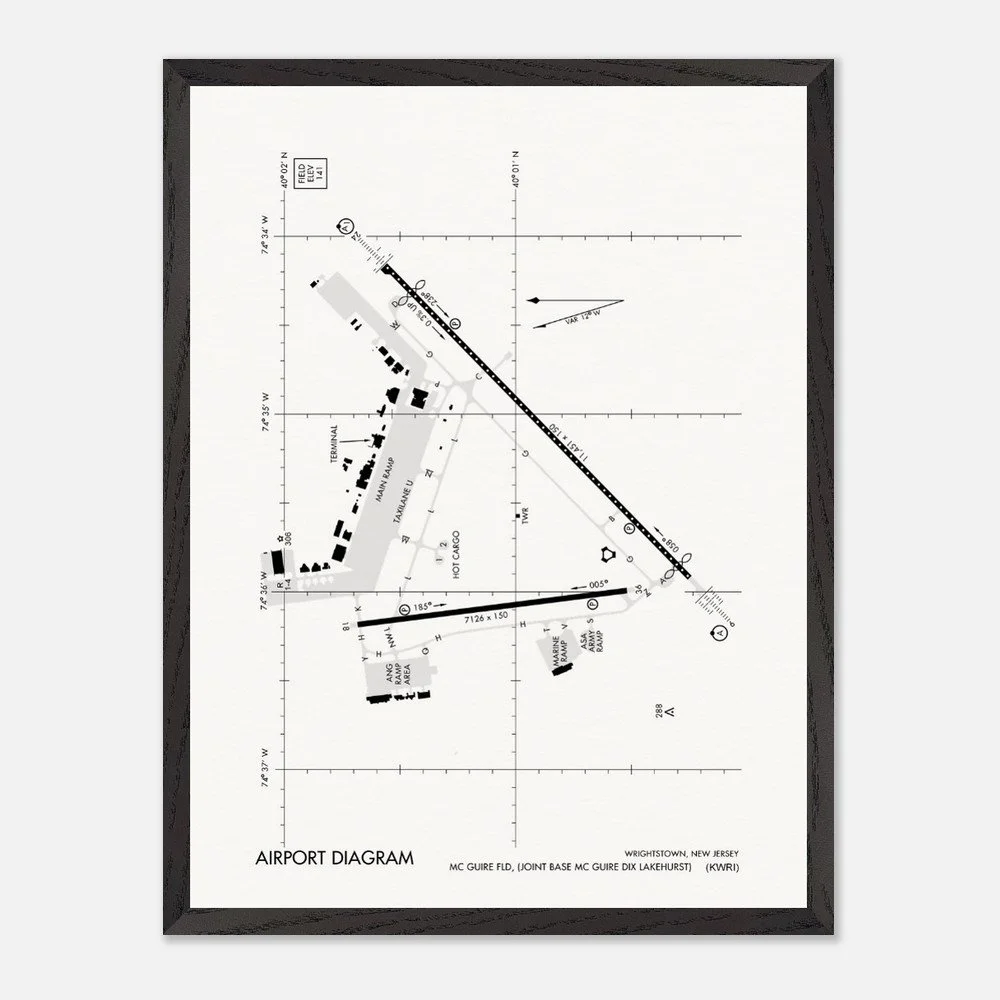 MCGUIRE FLD (KWRI) AIRPORT DIAGRAM