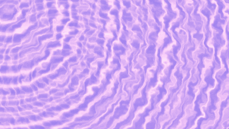 Close-up of a purple textured surface resembling lightning or rippling patterns.