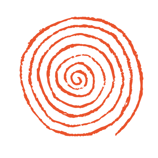 A spiral maze