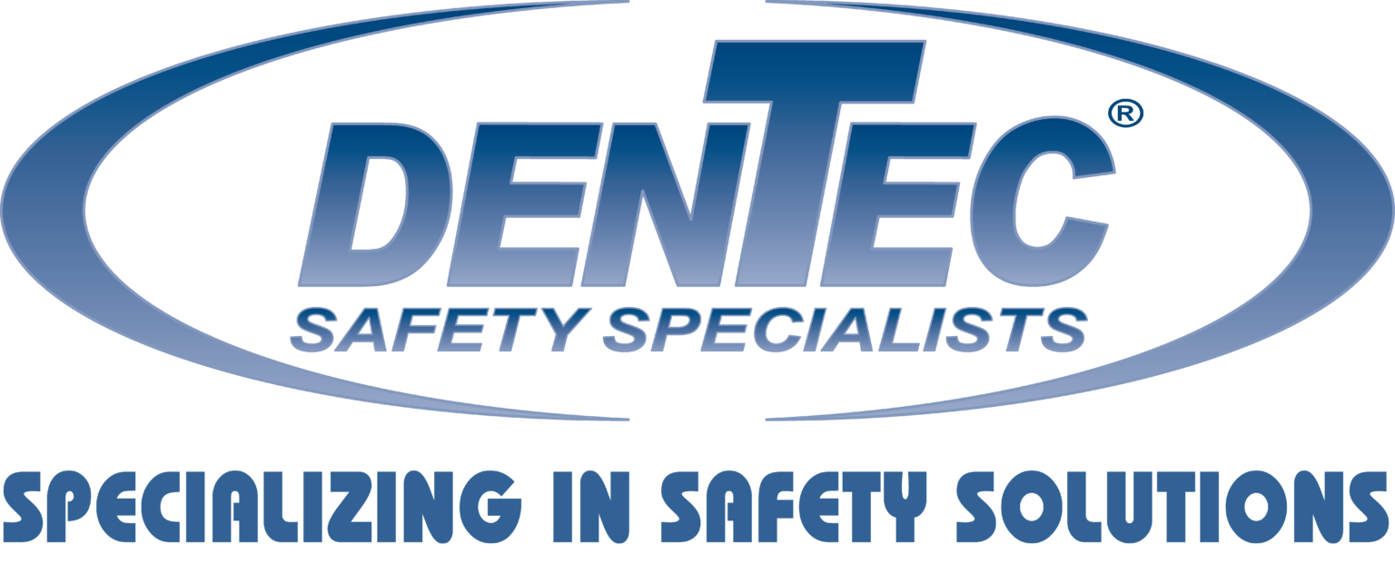 Logo for Denec Safety Specialists with the tagline "Specializing in Safety Solutions"